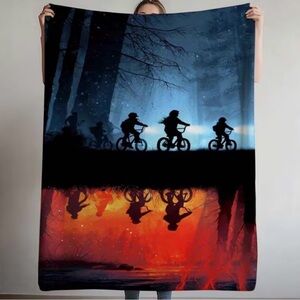 New Stranger Things soft throw blanket